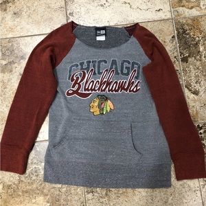 Chicago Blackhawks New Era Embroidered Sweatshirt